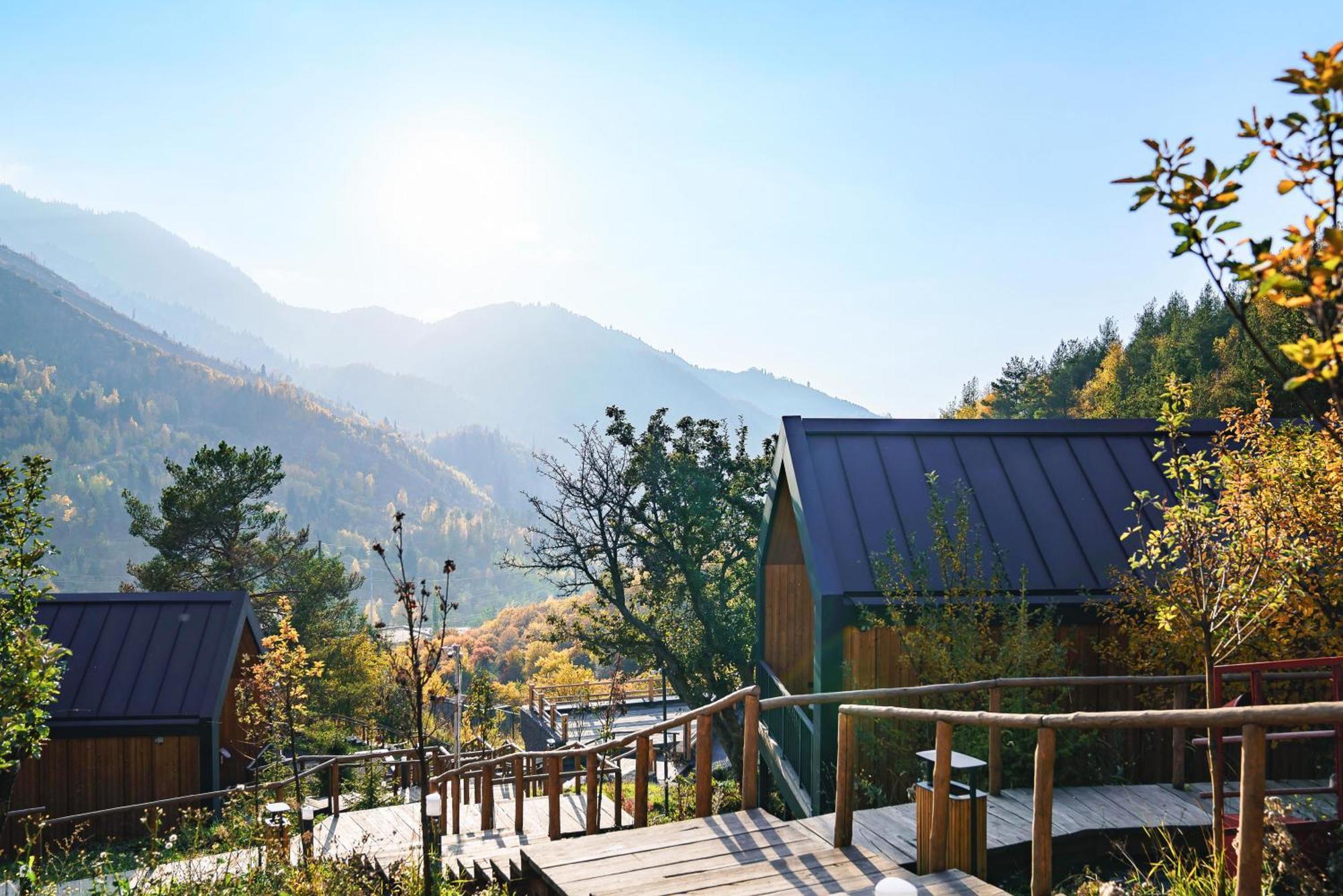 Qazaq Auyl Eco Hotel Almati Kültér fotó